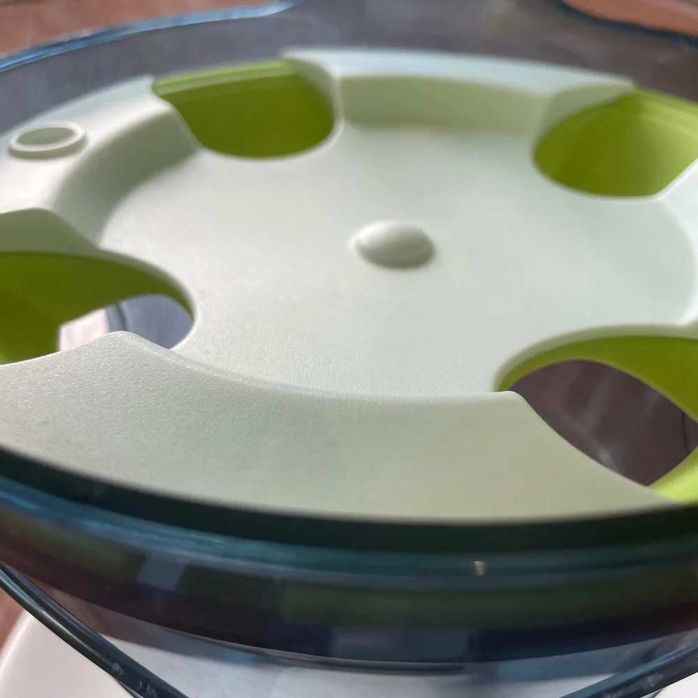 Catit Senses Food Tree Cat Feeder Green White  HTF Labyrinth of Cats Slow Feed